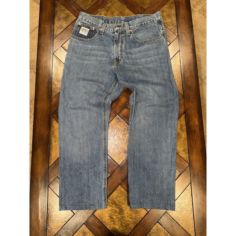 Cinch White Label Men's Jeans 30x25 MB92834003 Straight Leg Ranch Rodeo Cowboy